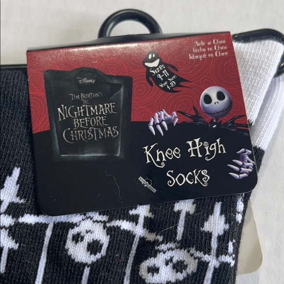 New Nightmare Before Christmas Knee High Socks - Picture 4 of 5